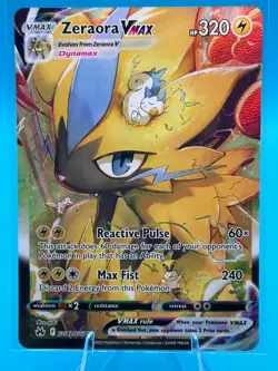 Pokemon Zeraora VMAX GG42/GG70 Full Art Crown Zenith NM - Image 1