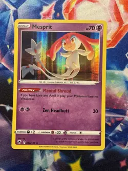 Pokemon TCG Mesprit 066/189 Swsh10: Astral Radiance Holo - Image 1