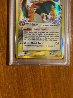 2006 POKEMON EX CRYSTAL GUARDIANS #4 CHARIZARD-HOLO PSA 6 - Image 3