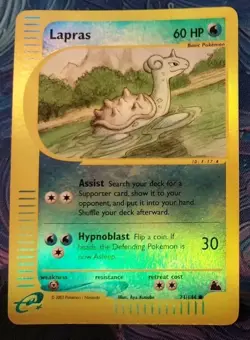 *RESERVED* Pokemon TCG Lapras (Reverse Holo) ~ Skyridge ~ NM - Image 1