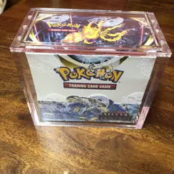 Pokemon TCG sliver Tempest Booster Box W/ Acrylic case - Image 2