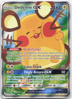 Dedenne GX 195a/214 Holo Promo Alternate Art Promos Pokemon Near Mint - Image 1