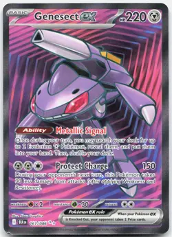 Genesect ex - 161/086 161/086 Holo Ultra Rare SV: Black Bolt Pokemon Near Mint - Image 1