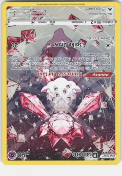 Diancie GG13/GG70 Holo Crown Zenith Galarian Gallery Pokemon NM - Image 1