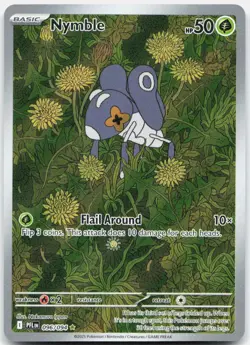 Nymble 096/094 Illustration Rare Phantasmal Flames Pokemon Near Mint - Image 1