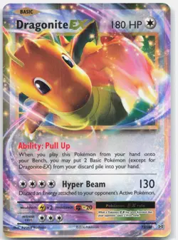 Dragonite EX 72/108 Holo EX Rare Evolutions Pokemon Near Mint - Image 1
