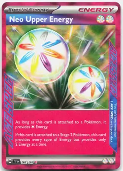 Neo Upper Energy 162/162 ACE SPEC Rare Temporal Forces Pokemon Near Mint - Image 1