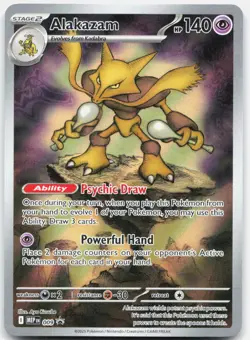 Alakazam - 009 009 Holo Promo ME: Mega Evolution Promo Pokemon Near Mint - Image 1