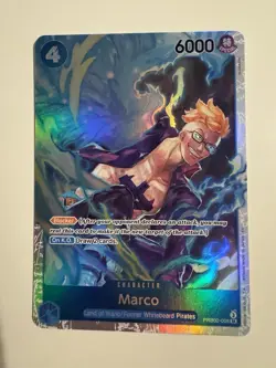 One Piece CCG TCG PRB02-008 Marco SR Card Mint - Image 1