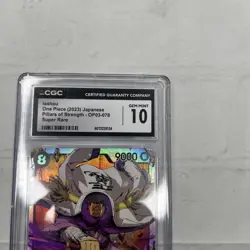 One Piece CGC GEM MINT 10 Pillars of Strength OP03 - Image 2