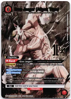 Eren Jaeger (Attack Titan) (Gold) UEPR/AOT-1-093 Union Arena Promotion Cards - Image 2