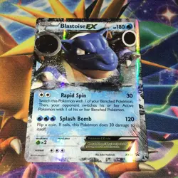 Blastoise EX ~ XY30 ~ Half Art ~ PROMO ~ LIGHT PLAY ~ Pokemon Card - Image 1