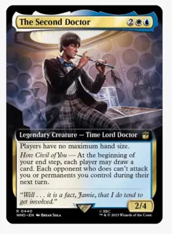 The Second Doctor (Extended Art) | MTG WHO | Azorius Group Hug Draw | Rare | NM - Image 1