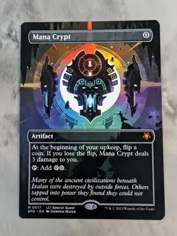 Mana Crypt (Borderless) | MTG SPG | Artifact Mana Rock Commander Mythic | NM - Image 1