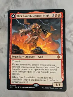 Ojer Axonil, Deepest Might | MTG LCI | Red God Transform EDH Mythic | NM - Image 1