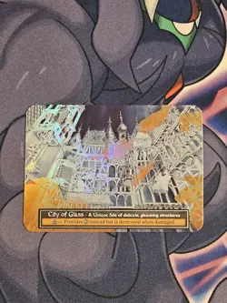 City of Glass Unique Foil Sorcery Contested Realm Gothic MINT - Image 1