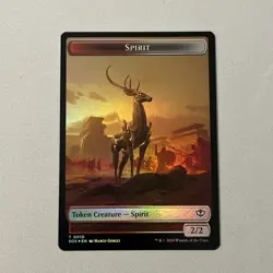 Spirit | Copy - Double Sided Token FOIL - Secrets of Strixhaven - MTG - Image 1