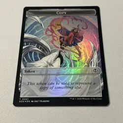 Spirit | Copy - Double Sided Token FOIL - Secrets of Strixhaven - MTG - Image 4