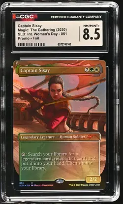 CAPTAIN SISAY Secret Lair Foil Mythic Intl Women's Day CGC 8.5 MTG - Image 1