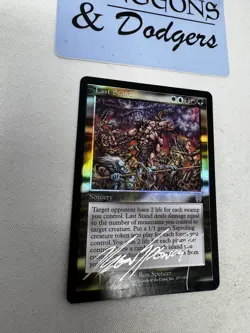 Last Stand - Apocalypse FOIL - Magic the Gathering MTG - Signed - Image 2