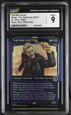 THE WAR DOCTOR Doctor Who Showcase Foil Rare CGC 9 MTG EDH - Image 1