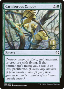 LP Carnivorous Canopy (162) Phyrexia: All Will Be One ONE MTG Magic - Image 1