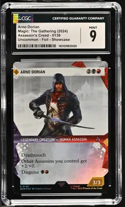 ARNO DORIAN Assassin's Creed Showcase Foil CGC 9 MTG EDH [Nostalgium] - Image 1