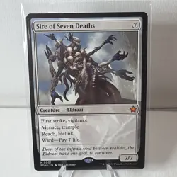 MTG - Sire of Seven Deaths - Creature Eldrazi - FDN #1 - Mythic - NM/M - Image 3