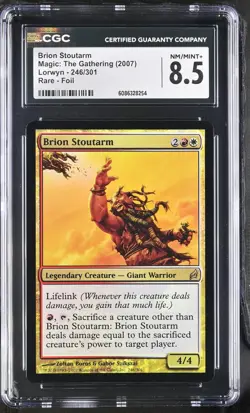 BRION STOUTARM Lorwyn Foil Rare CGC 8.5 MTG [Nostalgium] - Image 1