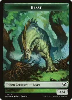 Beast // Thopter Double-Sided Token - MTG Cards Shop - Image 1