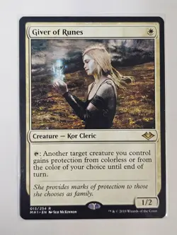 Mtg - Giver of Runes - Modern Horizons (MH1) - Rare - #13 - NM - Image 1