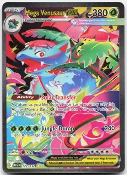 Mega Venusaur ex 177/132 Special Illustration Rare Mega Evolution Pokemon NM - Image 1
