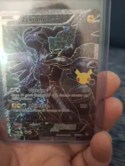 Pokemon Zekrom 114/114 Celebrations Classic Collection Full Art Holo - Image 1