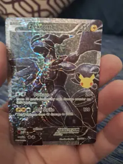 Pokemon Zekrom 114/114 Celebrations Classic Collection Full Art Holo - Image 2