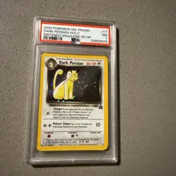 2000 Pokemon Game Promo Dark Persian Holo Nintendo Magazine 60HP #17 PSA 7 NM - Image 3