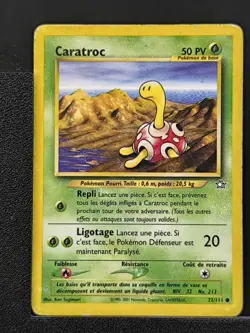 Carte Pokemon Caratroc 72/111 Unlimited Ed 2 Neo Genesis Wizards 9 - Image 2