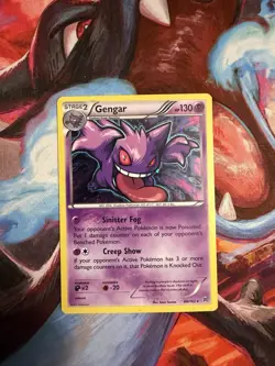 GENGAR 60/162 HOLO RARE BREAKTHROUGH POKEMON LP + - Image 1