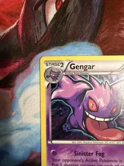 GENGAR 60/162 HOLO RARE BREAKTHROUGH POKEMON LP + - Image 2