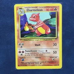 Pokemon TCG Base Set #24/102 Charmeleon LP - Image 1