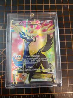 Xerneas EX 146/146 Ultra Rare Full Art Pokemon TCG Excellent With Hard Case - Image 1