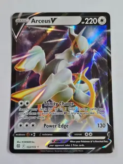 Arceus V 122/172 Holo Rare V Brilliant Stars Pokemon NM - Image 1