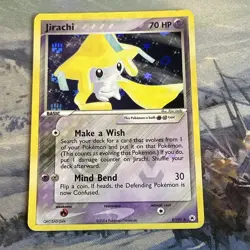 Pokemon Jirachi 8/101 EX Hidden Legends Rare Reverse Holo 2004 Psychic 2004 Card - Image 1