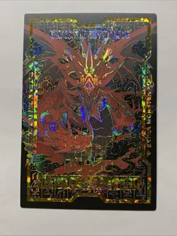 Slifer The Sky Dragon Yugioh Field Center Foil Card Holo Doujin Anime Starlight - Image 1
