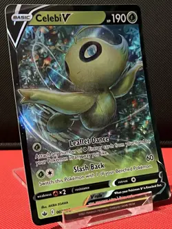 Pokemon TCG Celebi v Chilling Reign Holo Ultra Rare Card 007/198 - Image 1