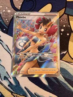 Phoebe (Full Art) Holofoil Ultra Rare SWSH05: Battle Styles 161/163 NM Pokemo... - Image 1