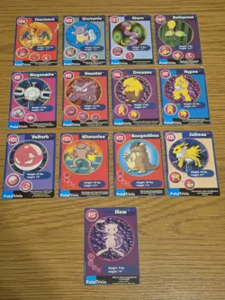 Pokemon Cards 1999 Burger King Exclusive Poketrivia In Mew & Charizard Vintage - Image 1