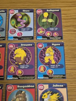 Pokemon Cards 1999 Burger King Exclusive Poketrivia In Mew & Charizard Vintage - Image 3