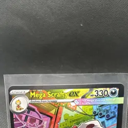 Pokemon TCG Ascended Heroes Mega Scrafty EX SIR Special Illustration 285/217 - Image 3