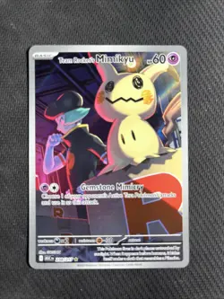 Pokemon TCG Team Rockets Mimikyu IR 238/217 Ascended Heroes Near Mint Condition - Image 1