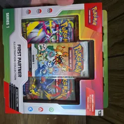 Pokemon TCG First Partner Illustration Collection Series 1 Promo Booster Box - Image 3